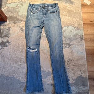 American Eagle Outfitters Light Blue Straight Leg Jeans